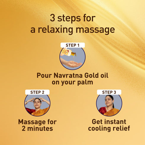 Navratna Gold Ayurvedic Cool Oil